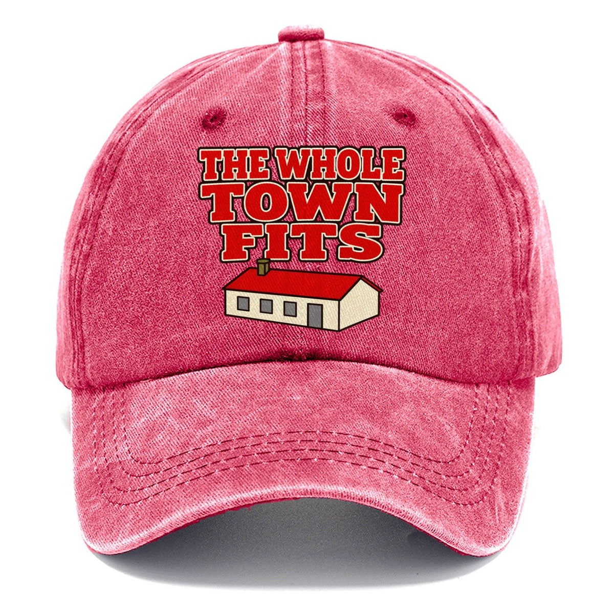 The Whole Town Fits Model Railways Classic Cap – Pomegranate Blush