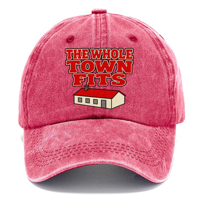 The Whole Town Fits Model Railways Classic Cap – Pomegranate Blush