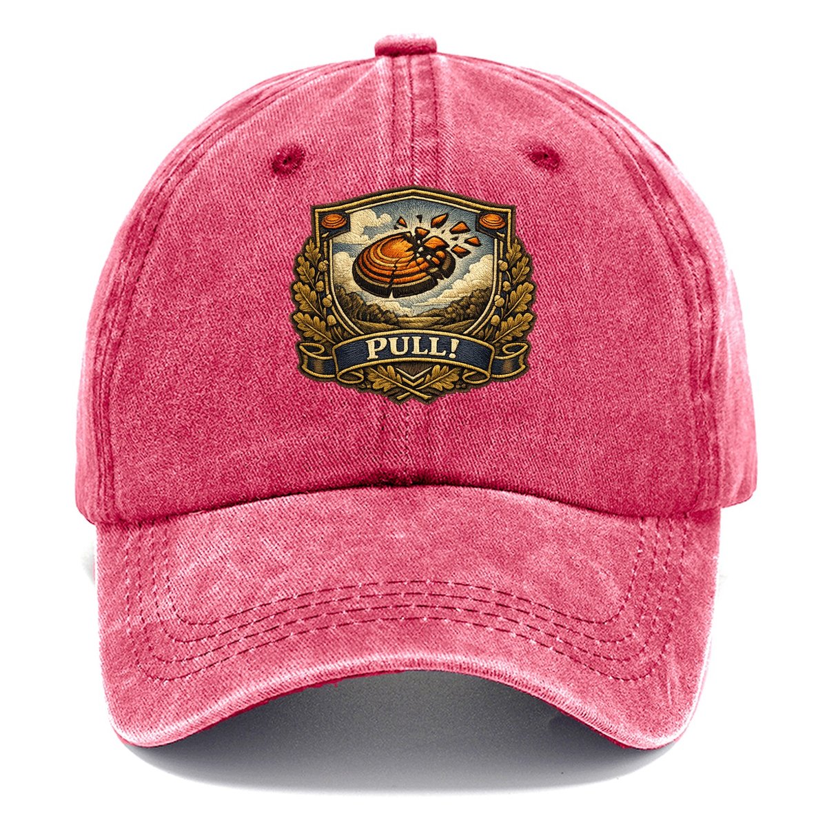 Trap Shooting Classic Cap – Pomegranate Blush