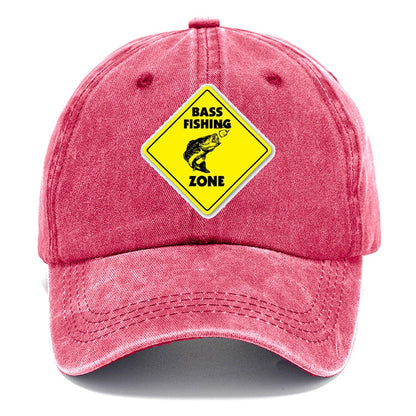Bass Fishing Zone Classic Cap – Pomegranate Blush
