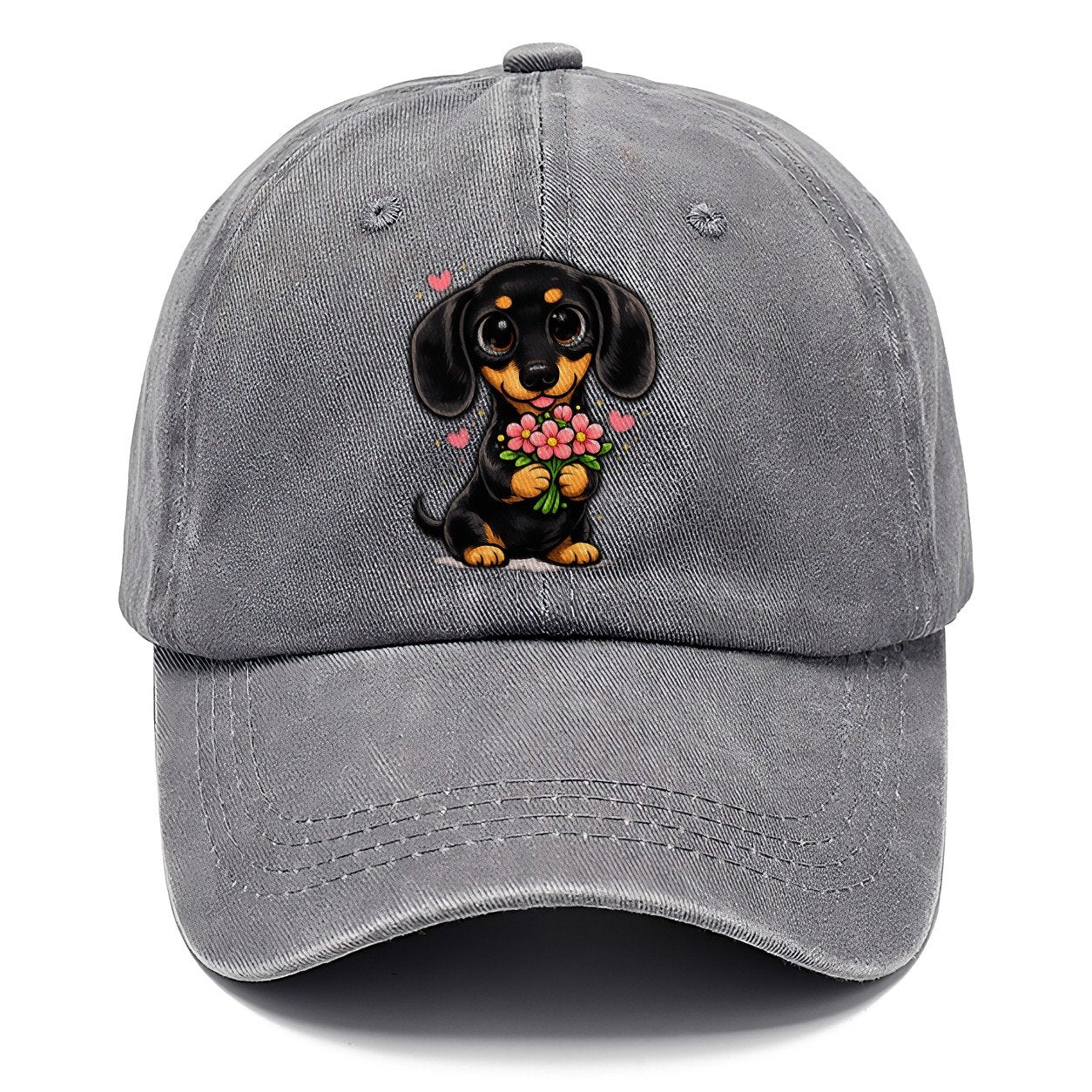 Dachshund Flower Bouquet Classic Cap – Urban Haze