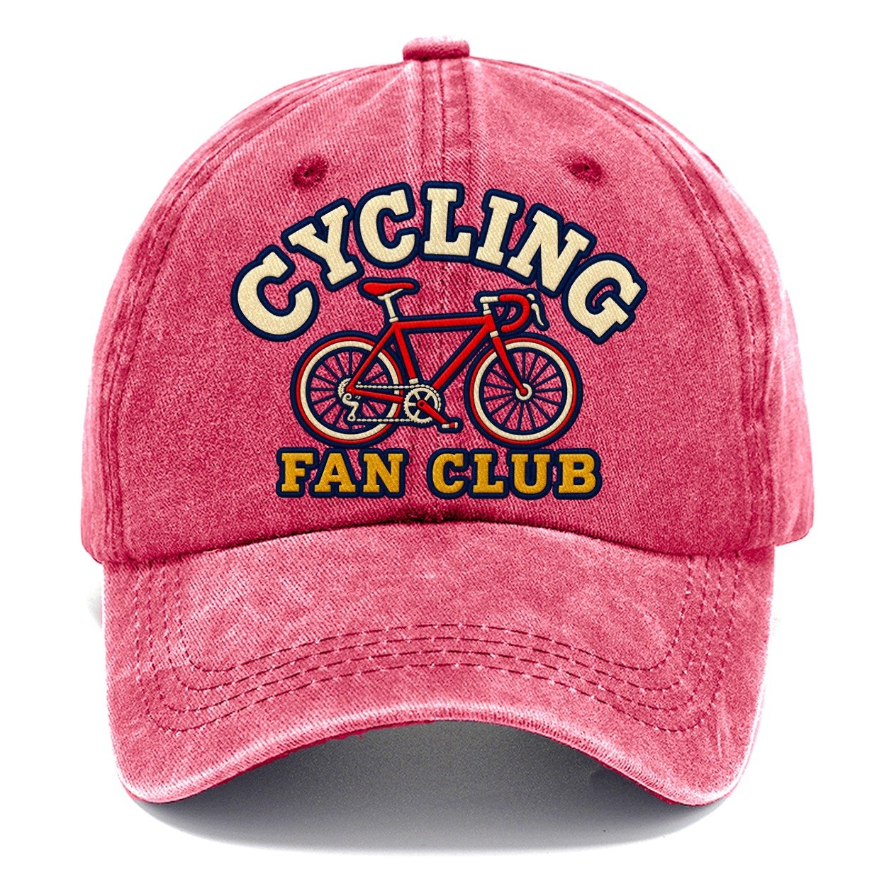 Cycling Fan Club Classic Cap – Pomegranate Blush