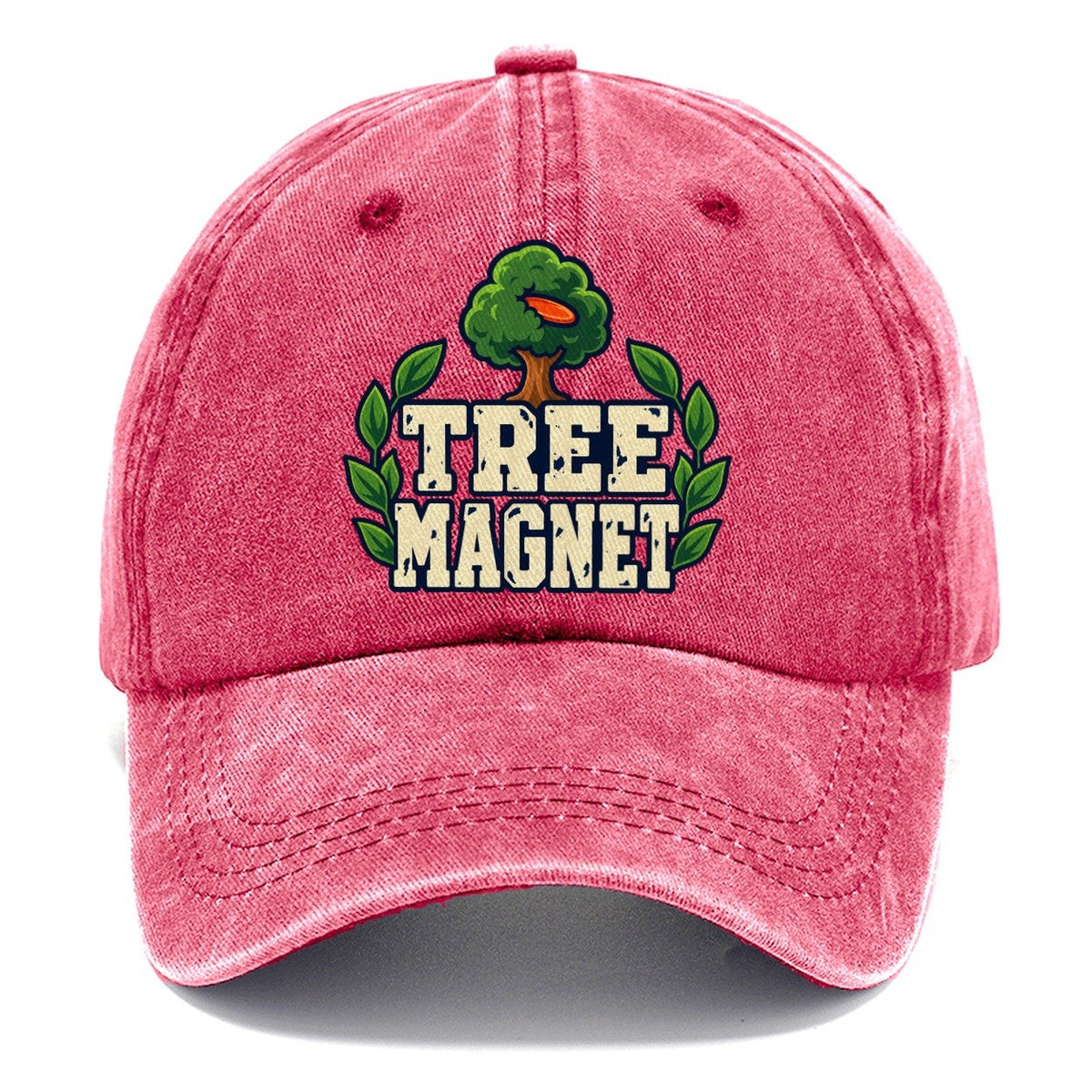 Tree Magnet Disc Golf Classic Cap – Pomegranate Blush