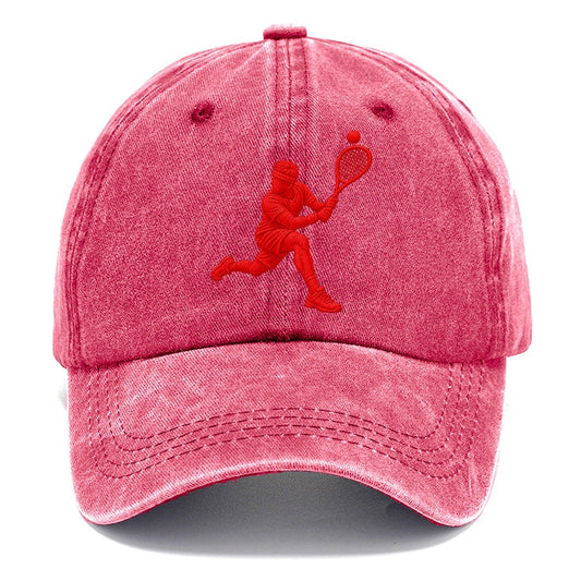 Squash Deep Backhand Lunge Micro Motion Mark Classic Cap – Pomegranate Blush