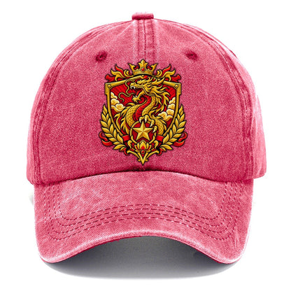 Vietnam Heraldic Crest Country Logos Classic Cap – Pomegranate Blush