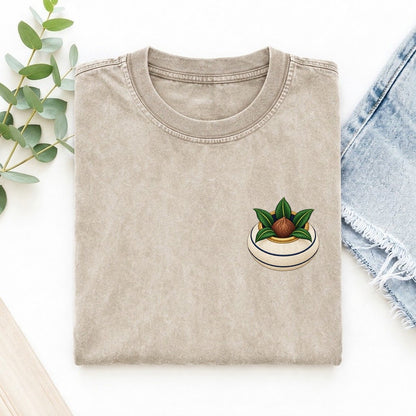 Kalash Coconut Crown Left Chest Vintage T-shirt – Off White