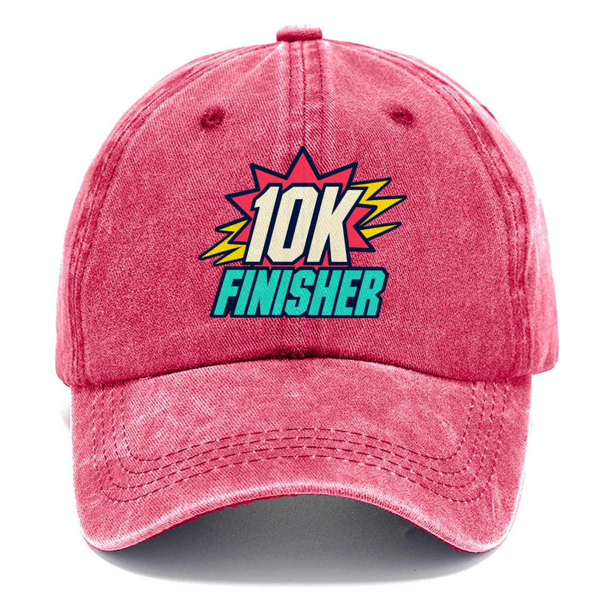 10K Finisher 90S Running Clubs Classic Cap – Pomegranate Blush