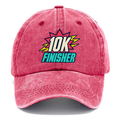 10K Finisher 90S Running Clubs Classic Cap – Pomegranate Blush
