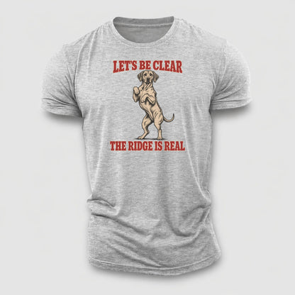 Rhodesian Ridgeback Dog Declarations Cotton T-Shirt – Sport Grey
