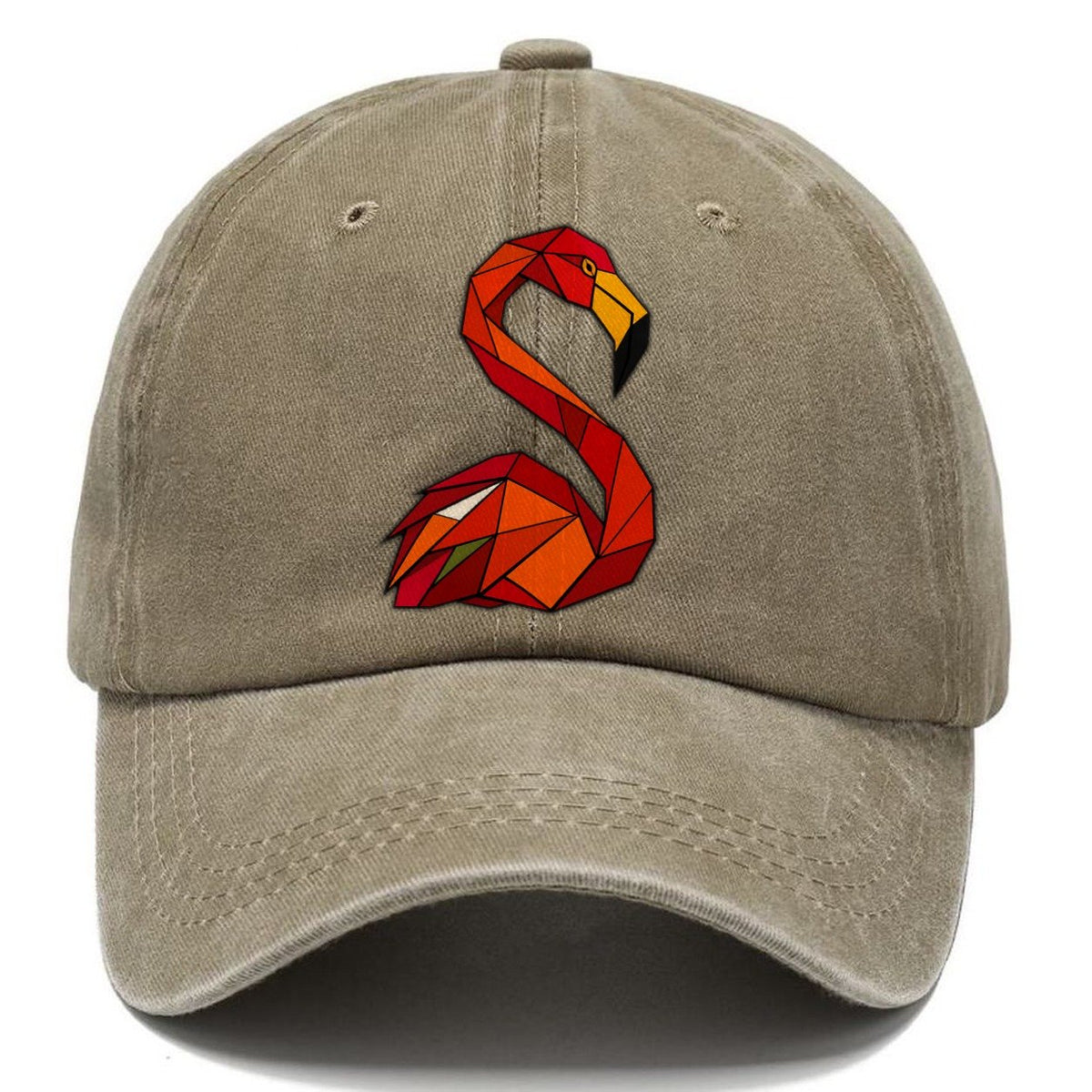 Flamingo Profile Long Neck Classic Cap – Warm Sand
