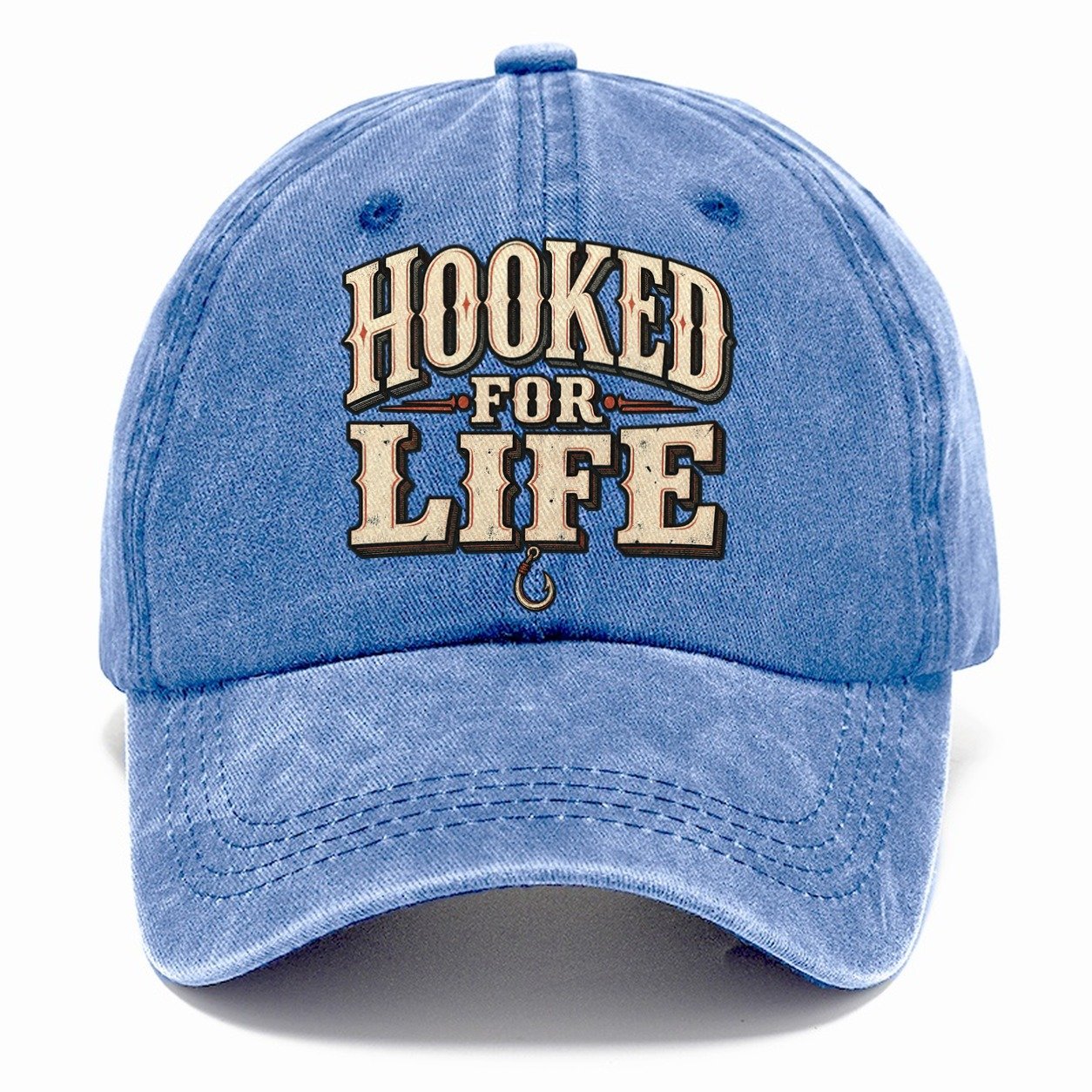 Hooked For Life American Wit Classic Cap – Summer Sky