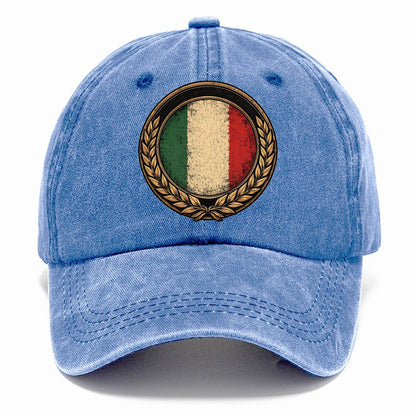 Italian Crest Classic Cap – Summer Sky