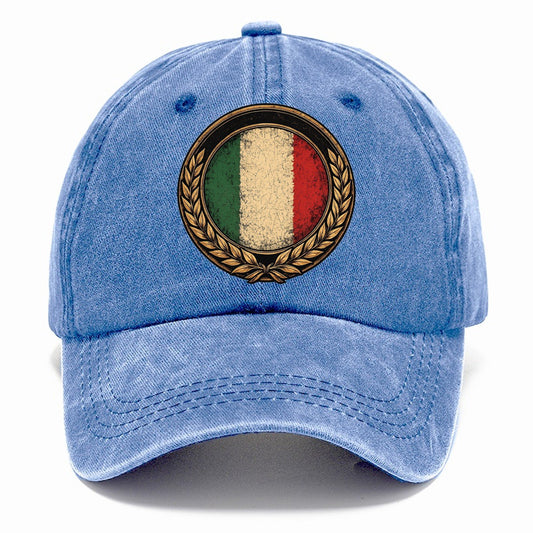 Italian Crest Classic Cap – Summer Sky
