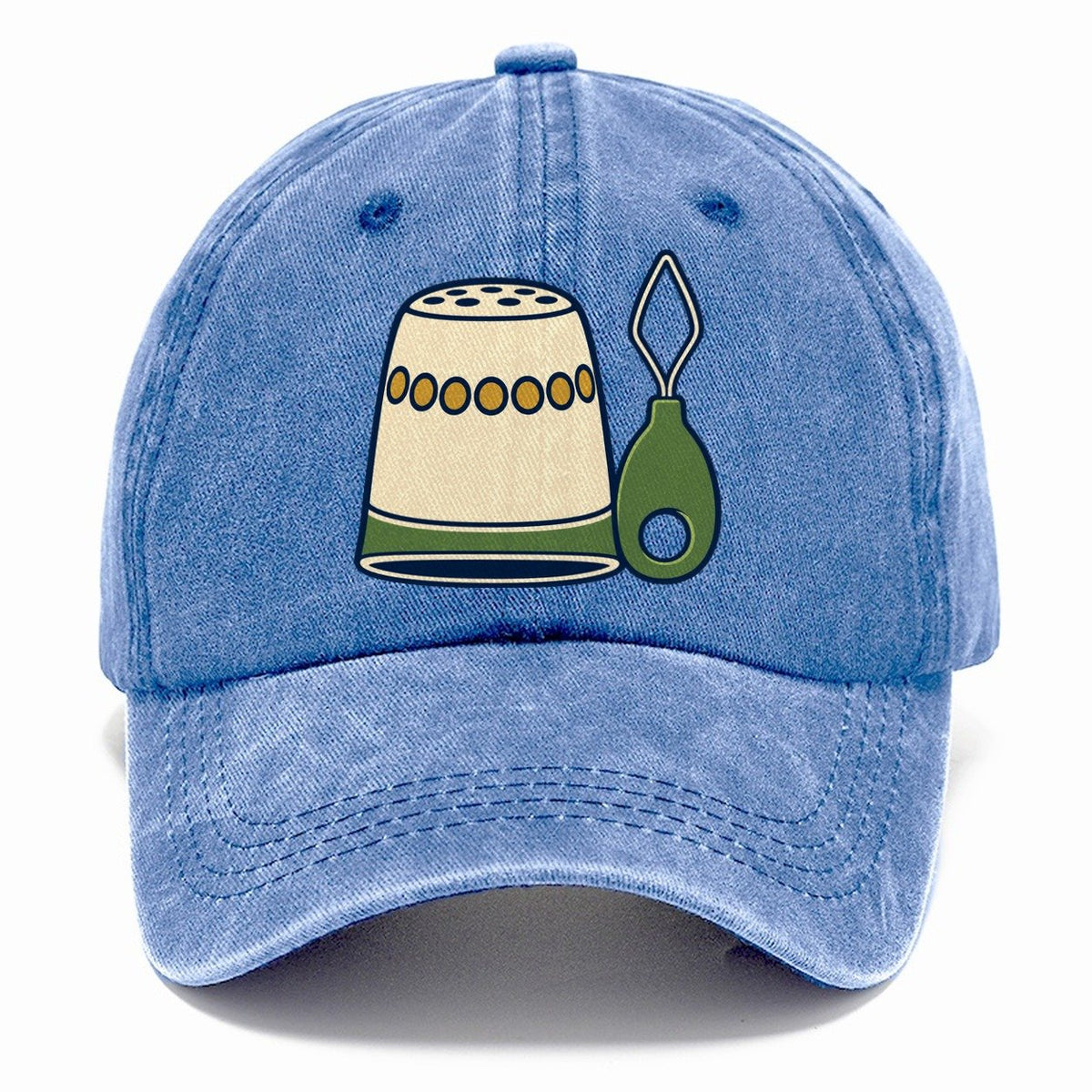 Thimble And Threader And Needlework Classic Cap – Summer Sky