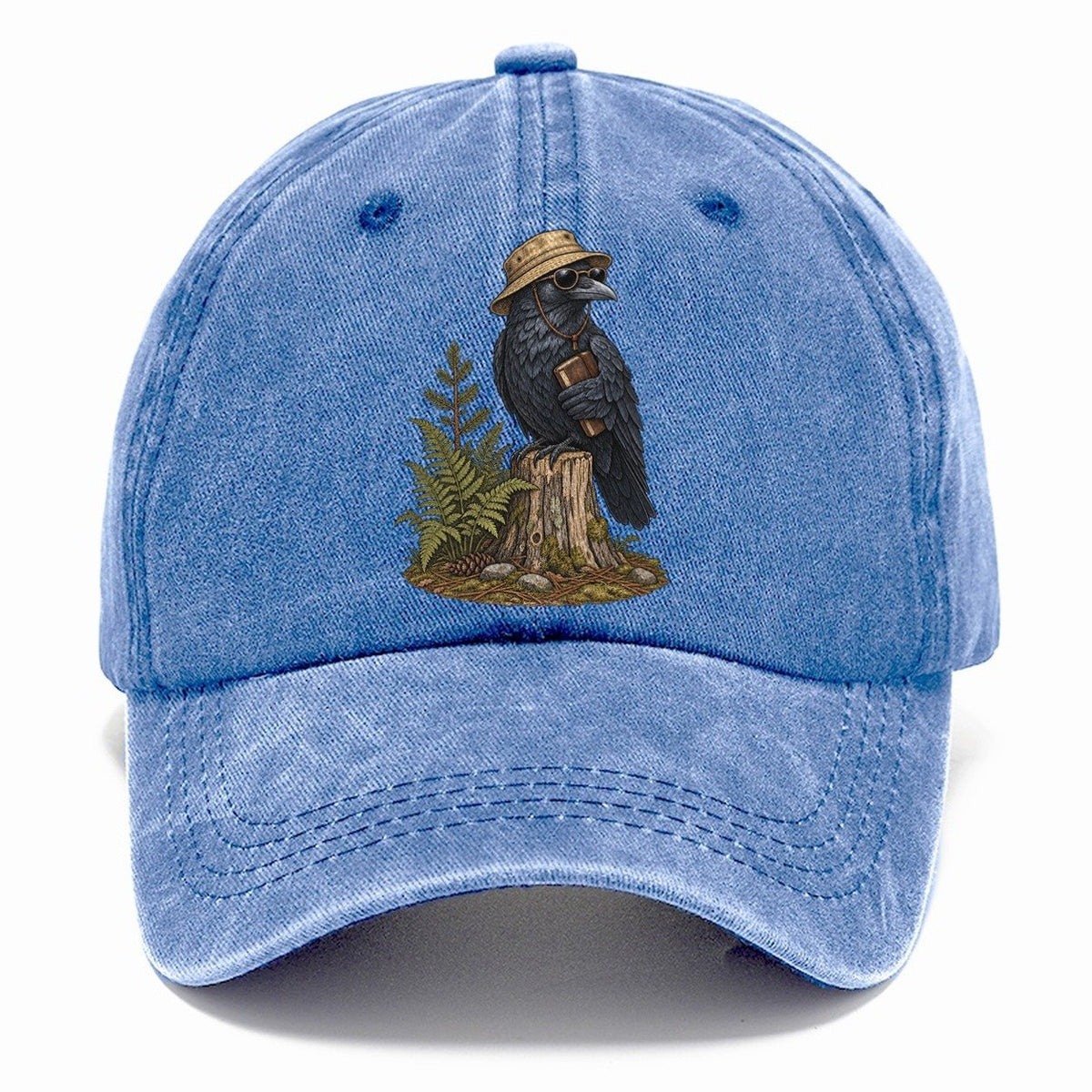 Crow Field Notes Slow Camp Club Classic Cap – Summer Sky