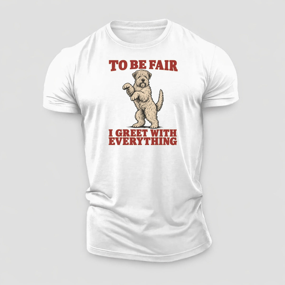 Soft Coated Wheaten Terrier Dog Declarations Cotton T-Shirt – White