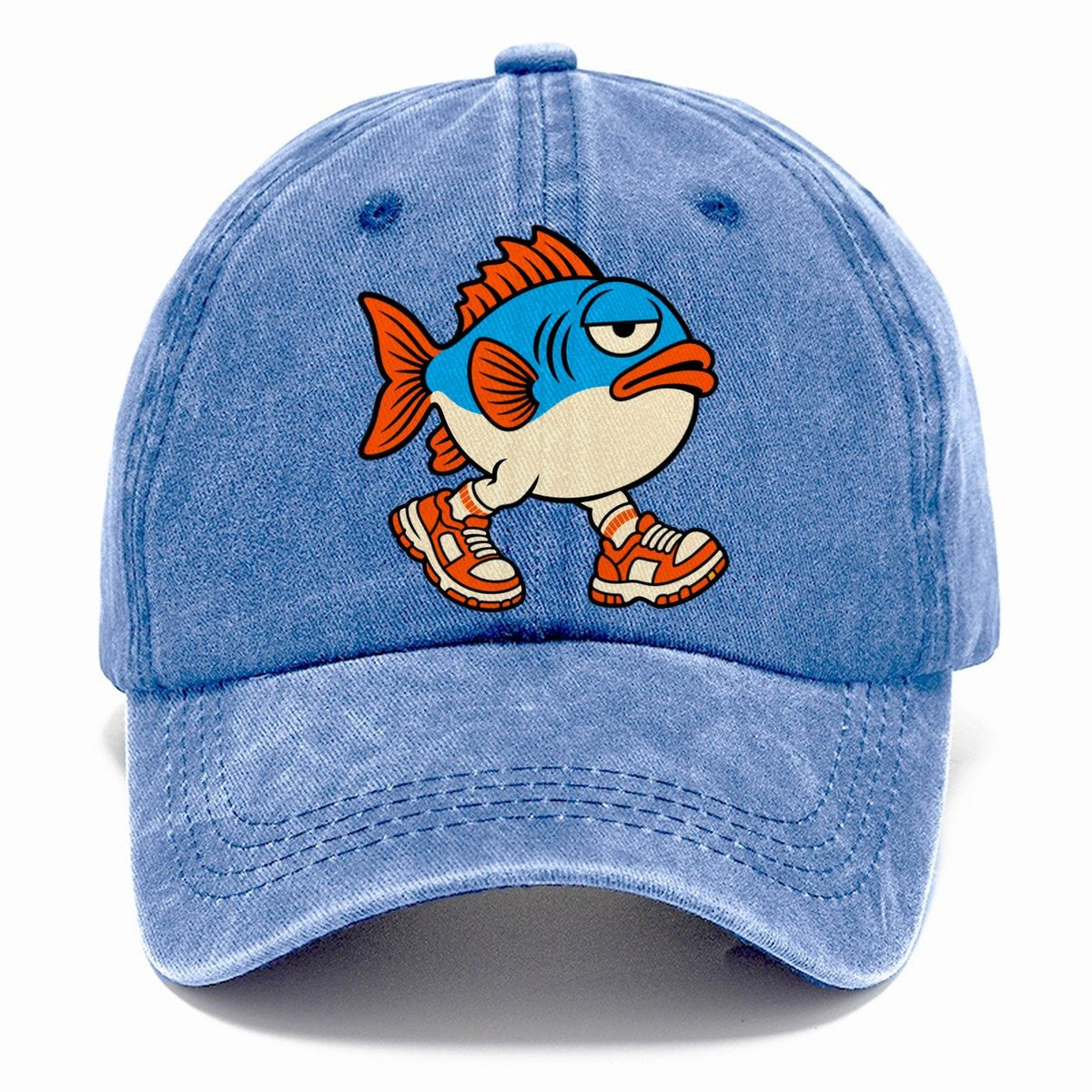 Fish With Legs Crazy Styles Classic Cap – Summer Sky