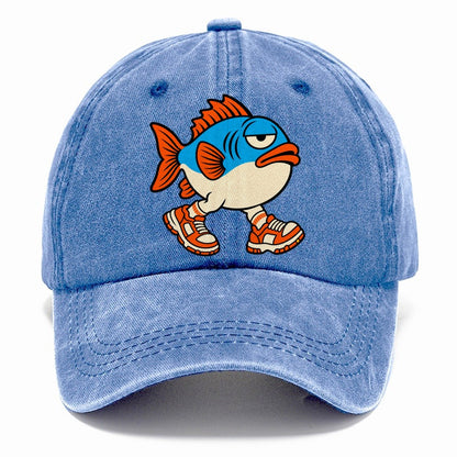 Fish With Legs Crazy Styles Classic Cap – Summer Sky