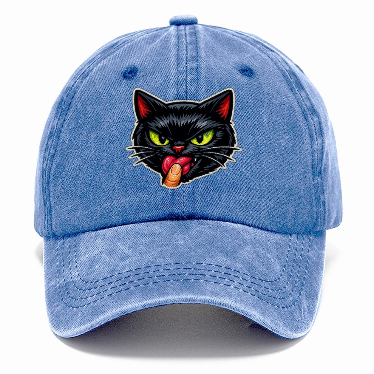 Finger Lickin Cat Classic Cap – Summer Sky