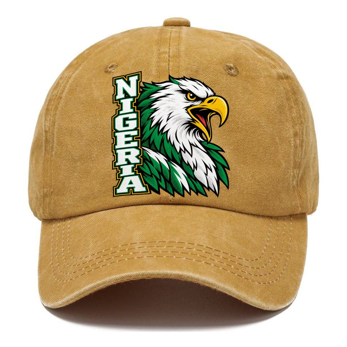 Nigeria Pop Art Badge Classic Cap – Golden Harvest