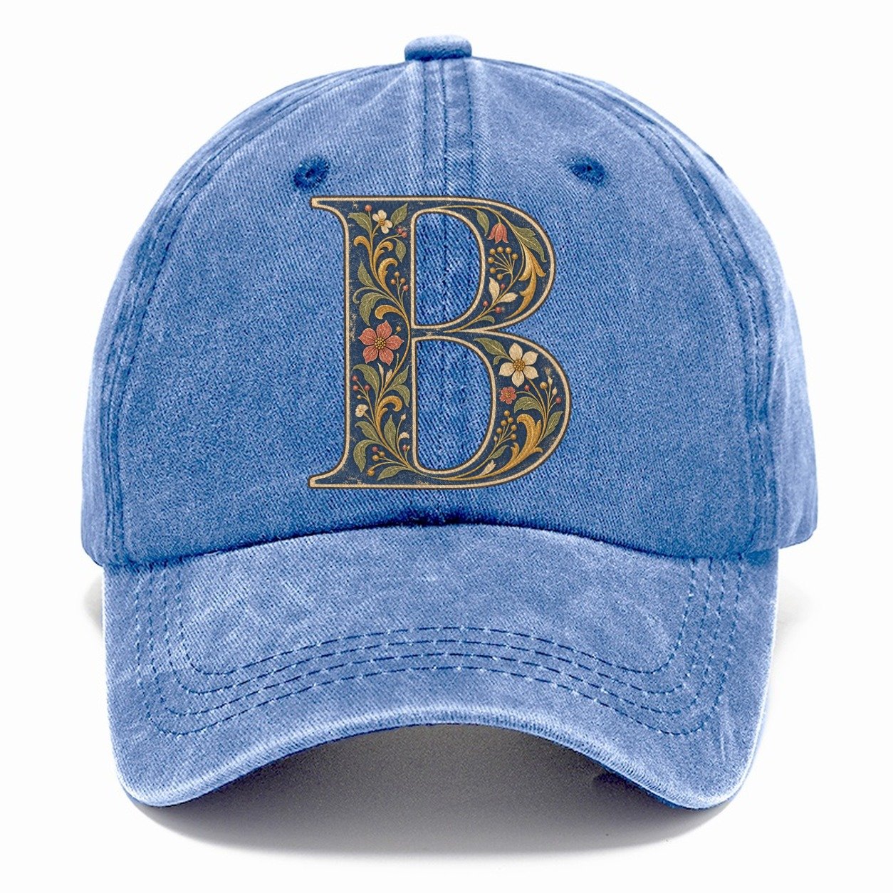 Wildflower B Monogram Classic Cap – Summer Sky