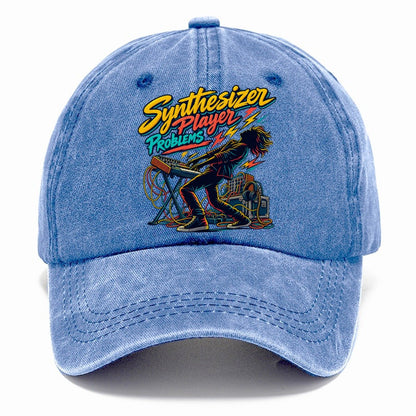 Synthesizer Player Problems Music Instruments Classic Cap – Summer Sky