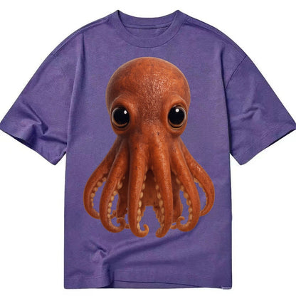 Baby Giant Pacific Octopus Reddish Smaller Tentacles Express Classic T-shirt – Purple