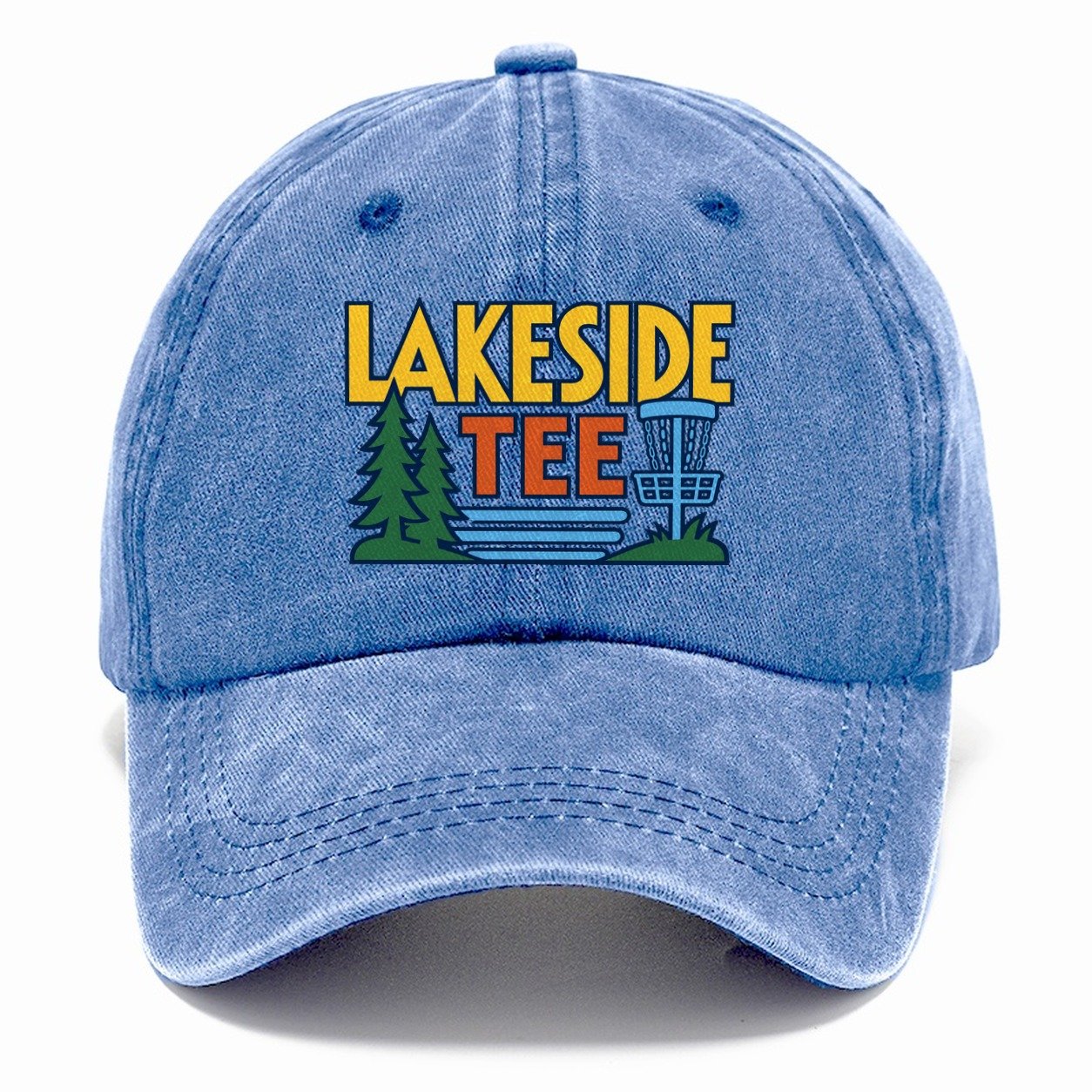Lakeside Tee Disc Golf Classic Cap – Summer Sky