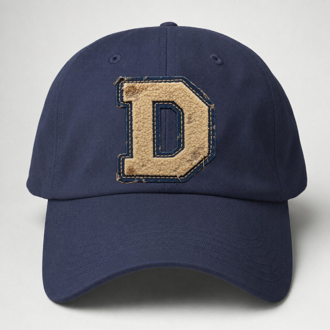 Varsity Chenille D Monogram Baseball Cap – Twilight Navy