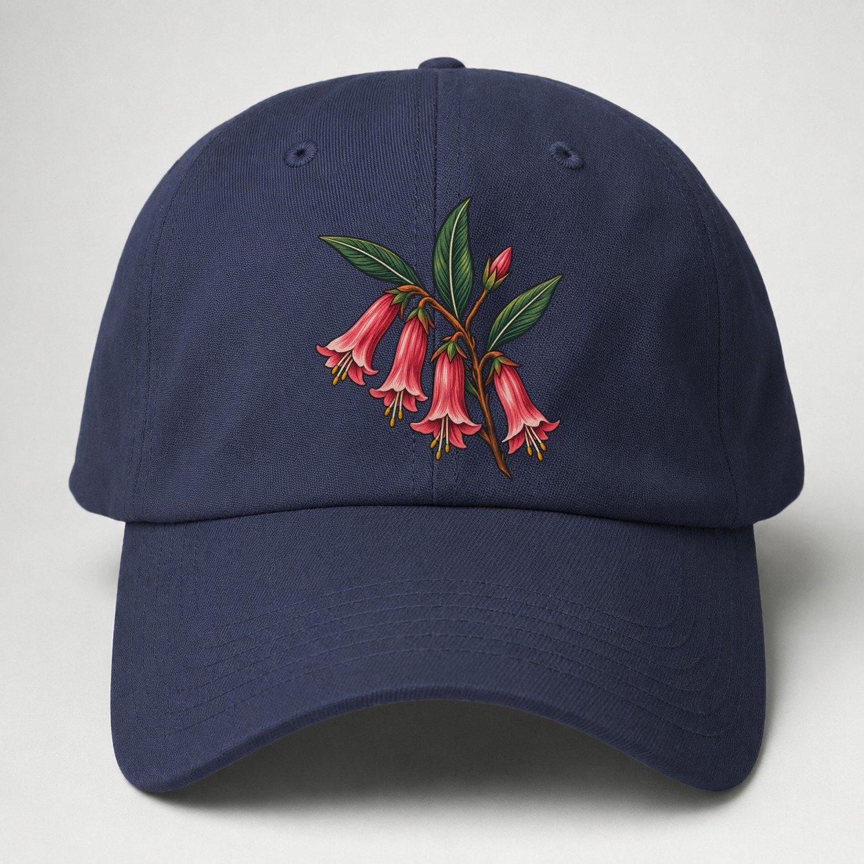 Victoria Common Pink Heath Australia Cultural Icons Baseball Cap – Twilight Navy