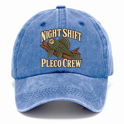 Night Shift Pleco Crew Aquarium Keeping Classic Cap – Summer Sky
