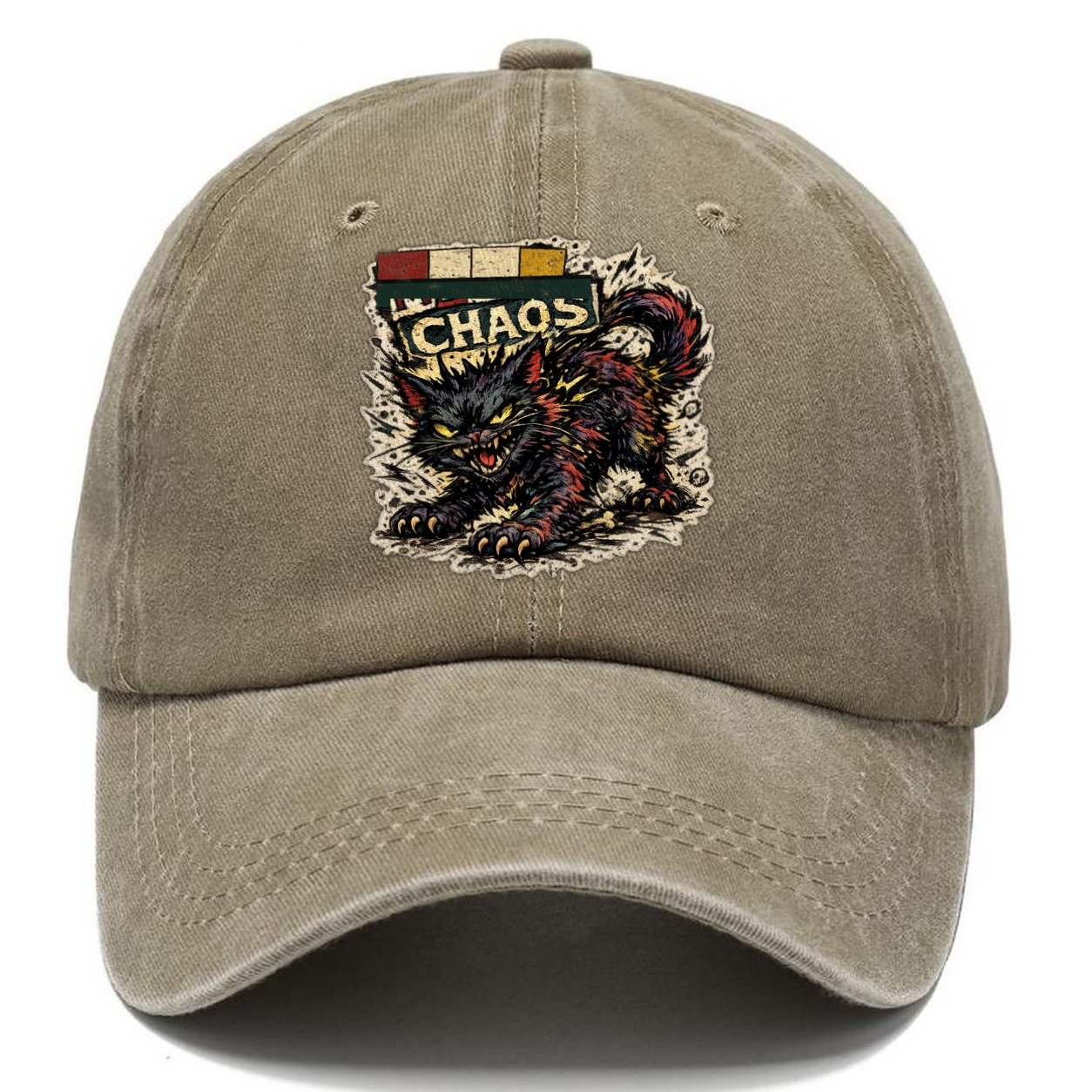 Chaos Black Cat Classic Cap – Warm Sand