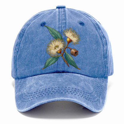 Tasmania Blue Gum Blossom And Capsule Australia Cultural Icons Classic Cap – Summer Sky