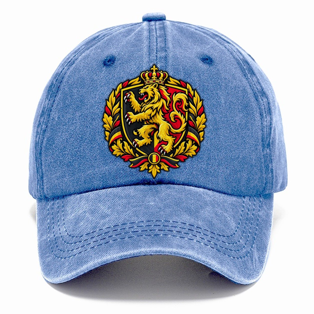 Belgium Heraldic Crest Country Logos Classic Cap – Summer Sky