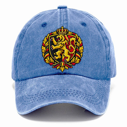 Belgium Heraldic Crest Country Logos Classic Cap – Summer Sky
