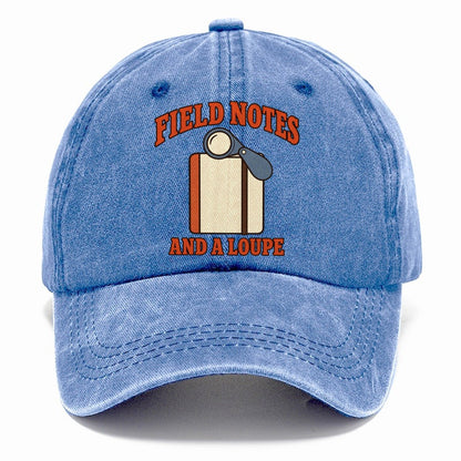 Field Notebook And Loupe Rocks And Minerals Classic Cap – Summer Sky