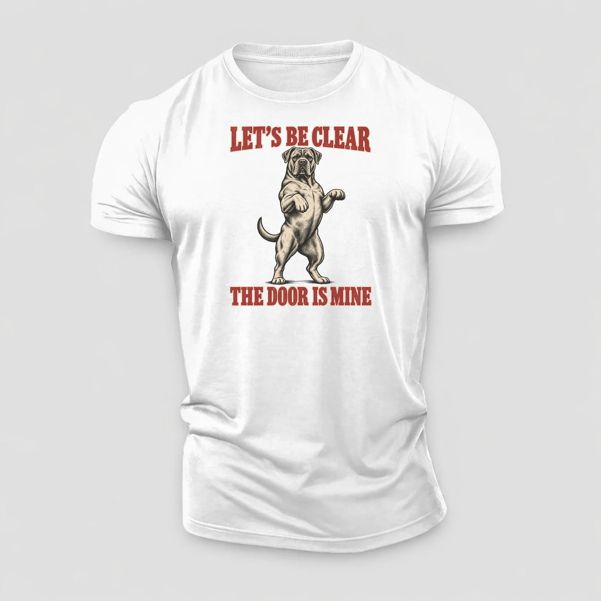 Cane Corso Dog Declarations Cotton T-Shirt – White