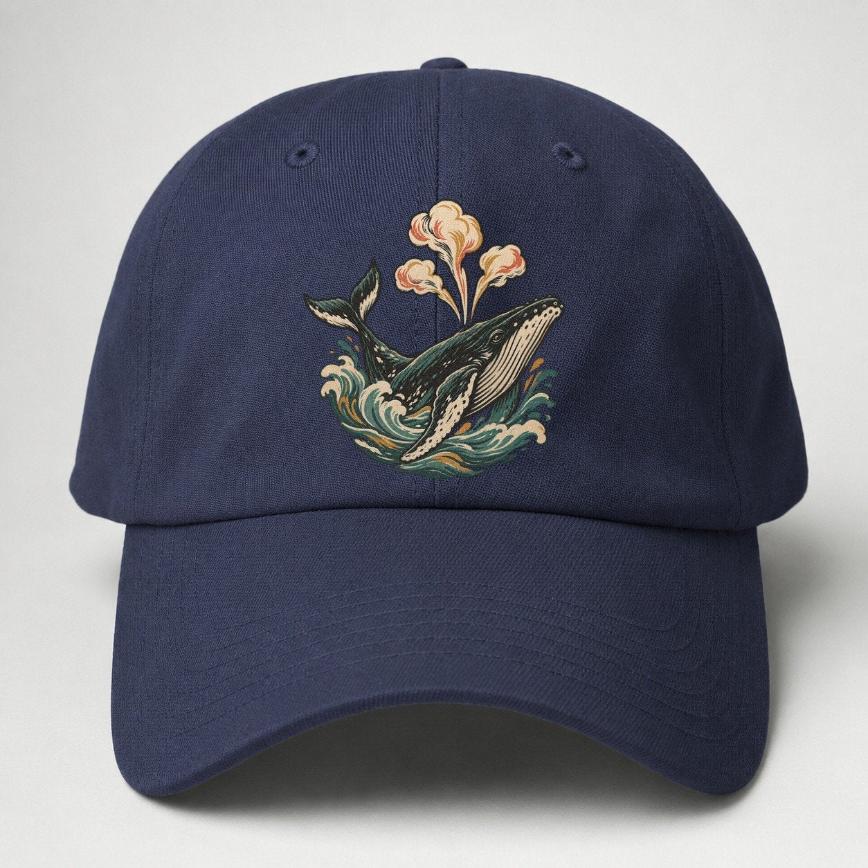Whale Breath Cloud Gentle Wild Baseball Cap – Twilight Navy