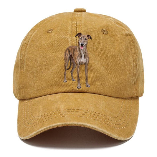 Greyhound Standing Top Breeds Classic Cap – Golden Harvest