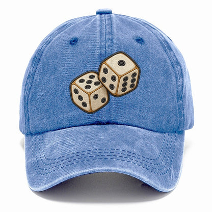 Pair Of Tumbling Dice Board Games Classic Cap – Summer Sky