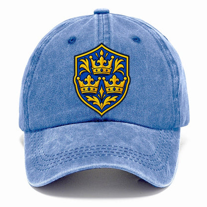 Sweden Minimal Emblem Country Logos Classic Cap – Summer Sky