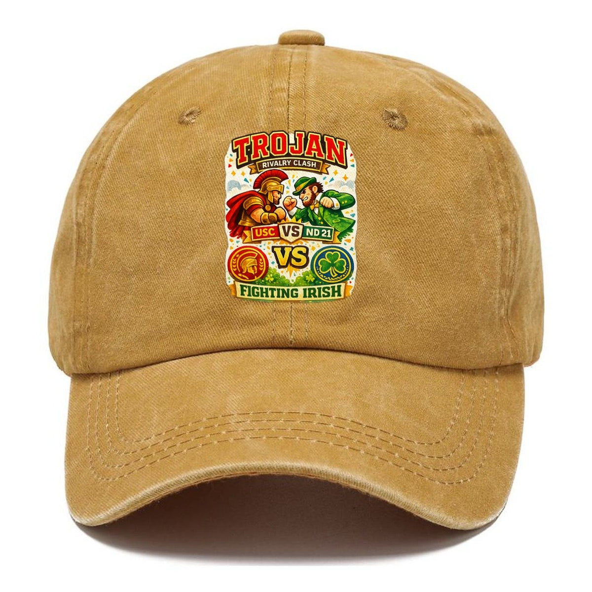 Trojan vs Fighting Irish Rivalry Classic Cap – Golden Harvest