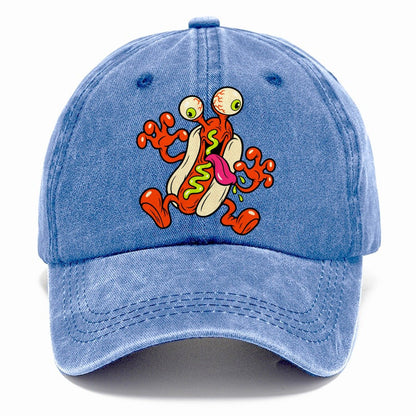 Bug Eyed Hot Dog Crazy Styles Classic Cap – Summer Sky
