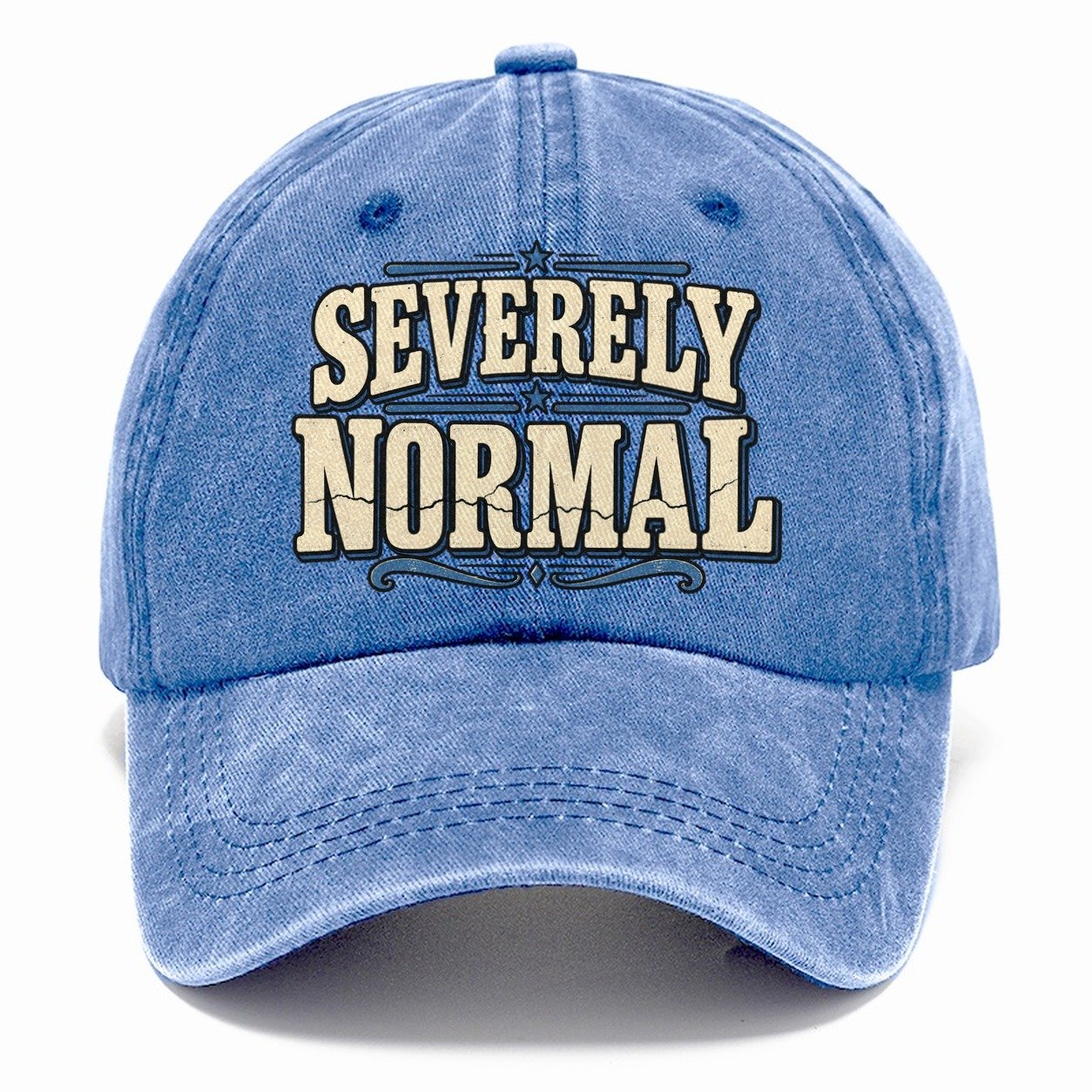 Severely Normal American Wit Classic Cap – Summer Sky
