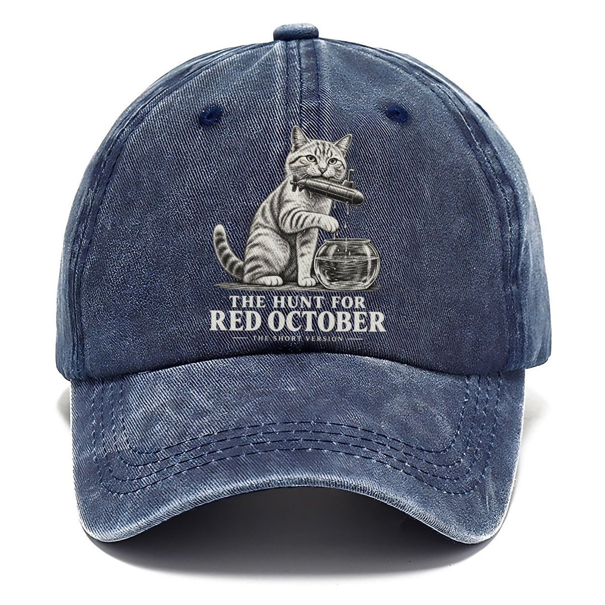 The Hunt For Red October Short Version Cats Classic Cap – Twilight Navy