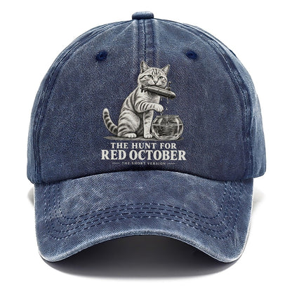 The Hunt For Red October Short Version Cats Classic Cap – Twilight Navy