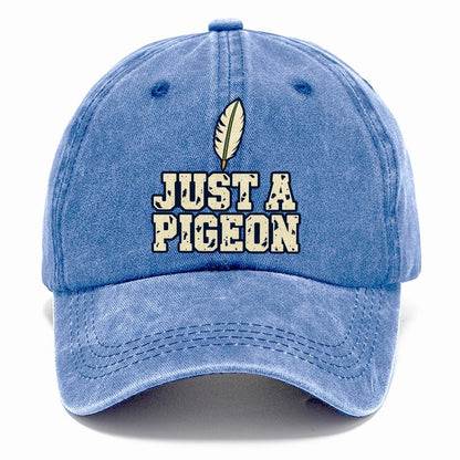 Just A Pigeon Birdwatching Classic Cap – Summer Sky