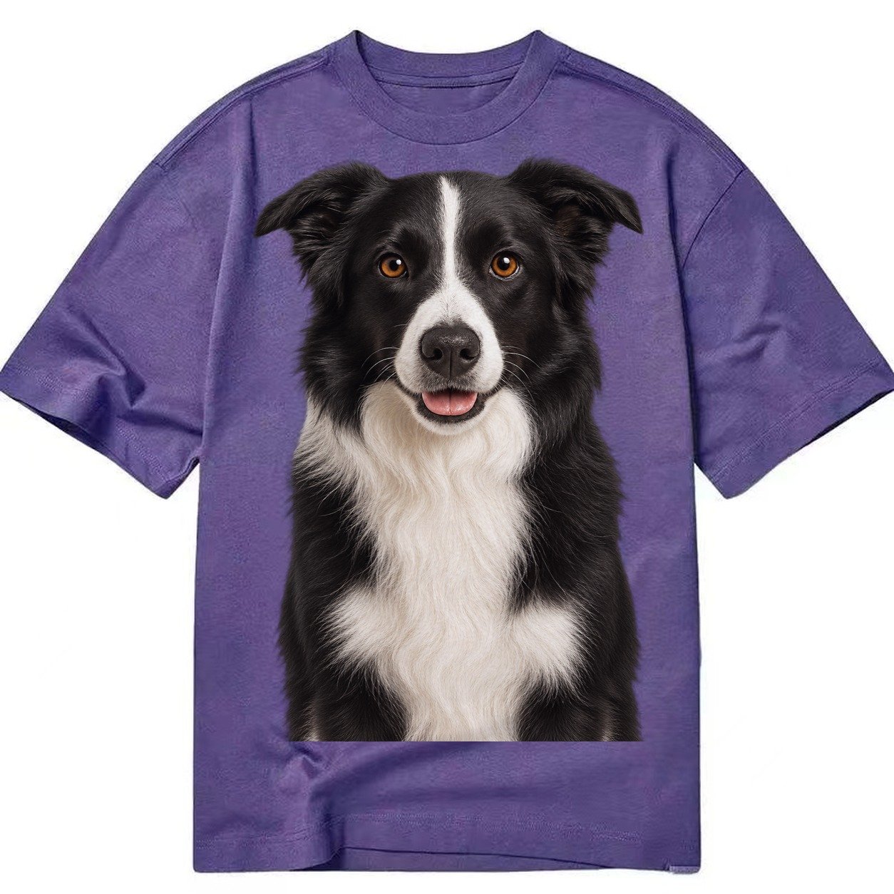 Border Collie Intelligent Companion Classic T-shirt – Purple