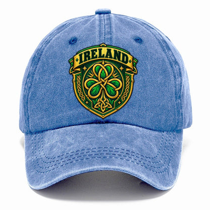 Ireland Retro Badge Country Logos Classic Cap – Summer Sky