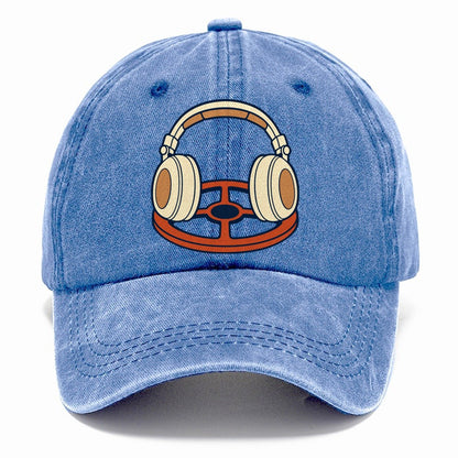 Headphones On The Coil Treasure Hunting Classic Cap – Summer Sky